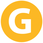 Graphic of letter G logo