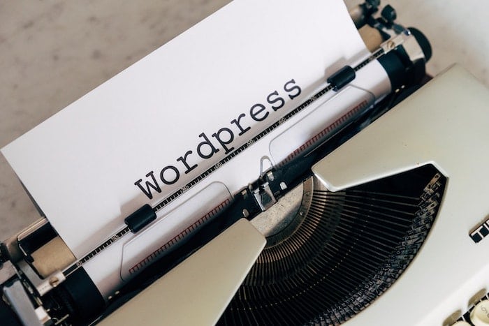 WordPress and typewriter